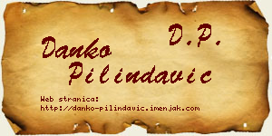 Danko Pilindavić vizit kartica